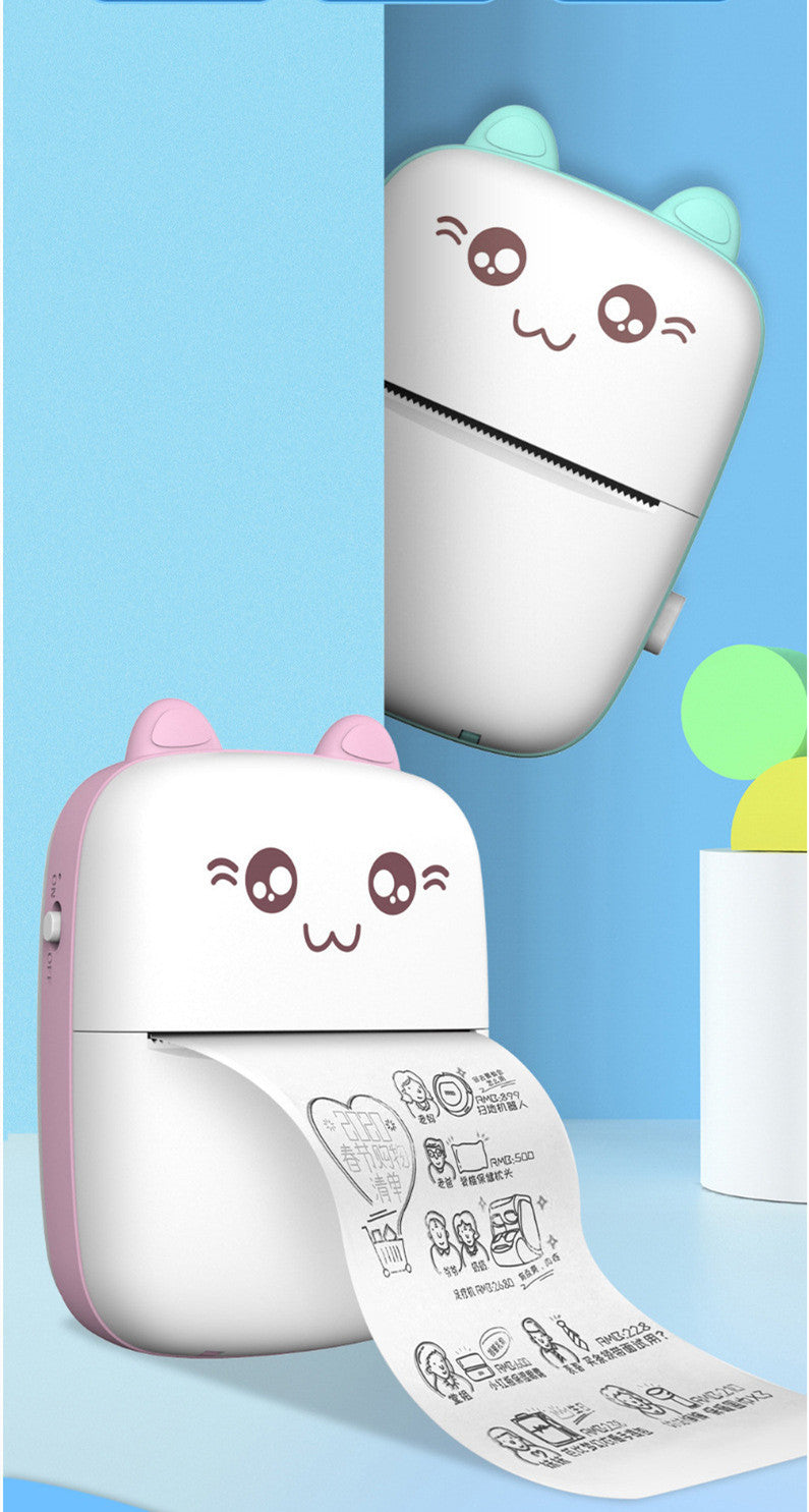 ⭐ Mini Impresora Portátil A6 | Bluetooth & WiFi, 200 dpi, Sin Tinta | Fotos, Notas, Etiquetas y Apuntes | Ideal para Estudiantes