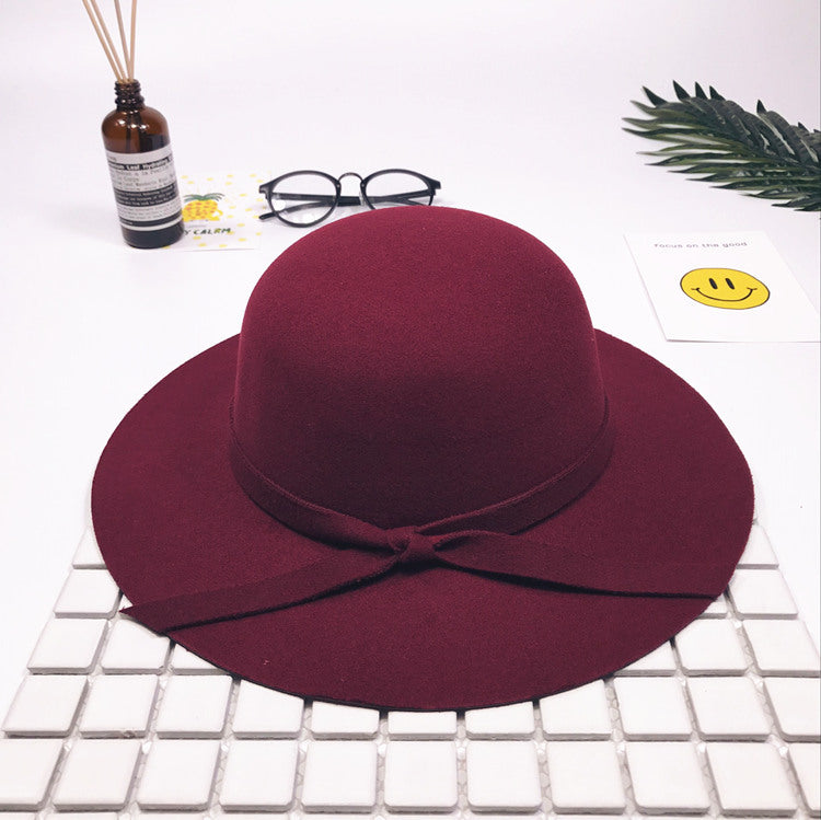 ⭐ Sombrero Vintage de Ala Ancha para Niñas | Elegante, Suave y Ajustado | 2–8 Años | Lana/Fieltro – Diseño Clásico y Atemporal