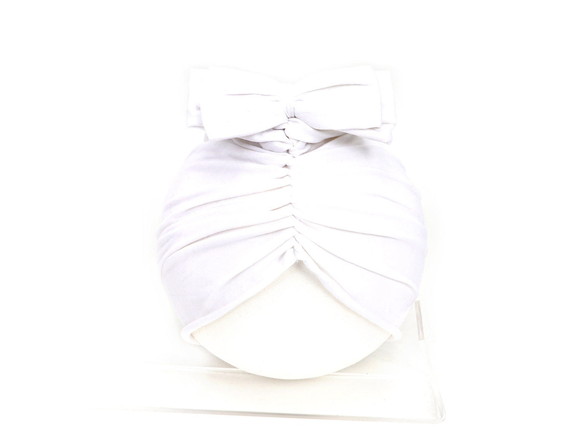 ⭐Gorrito Turbante para Bebé Recién Nacido | Suave, Elástico y Cómodo | Sombrero para Niñas 0–28 Meses – Headwrap de Punto