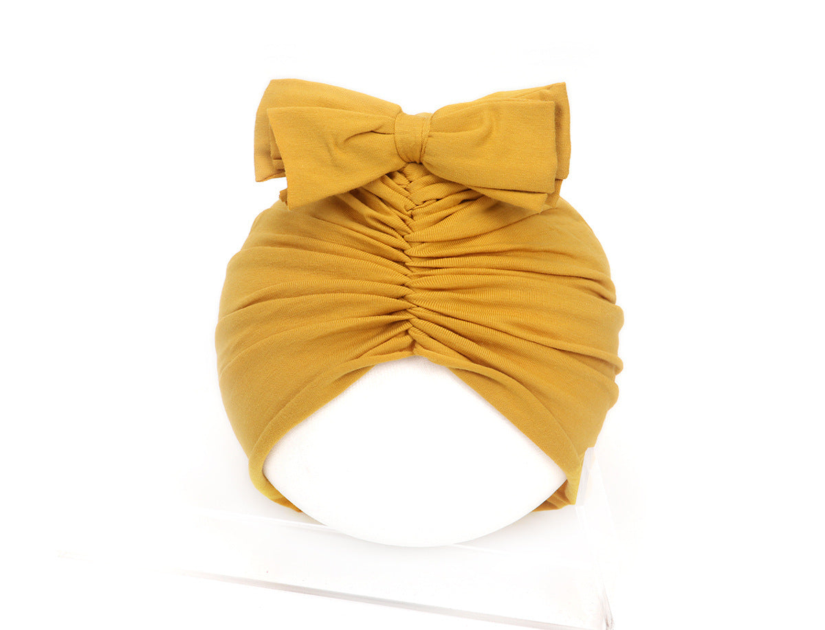 ⭐Gorrito Turbante para Bebé Recién Nacido | Suave, Elástico y Cómodo | Sombrero para Niñas 0–28 Meses – Headwrap de Punto