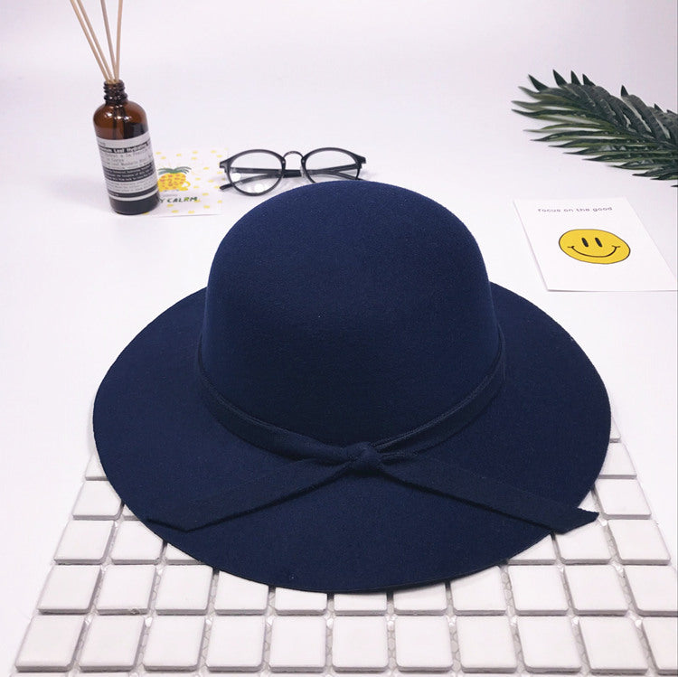 ⭐ Sombrero Vintage de Ala Ancha para Niñas | Elegante, Suave y Ajustado | 2–8 Años | Lana/Fieltro – Diseño Clásico y Atemporal