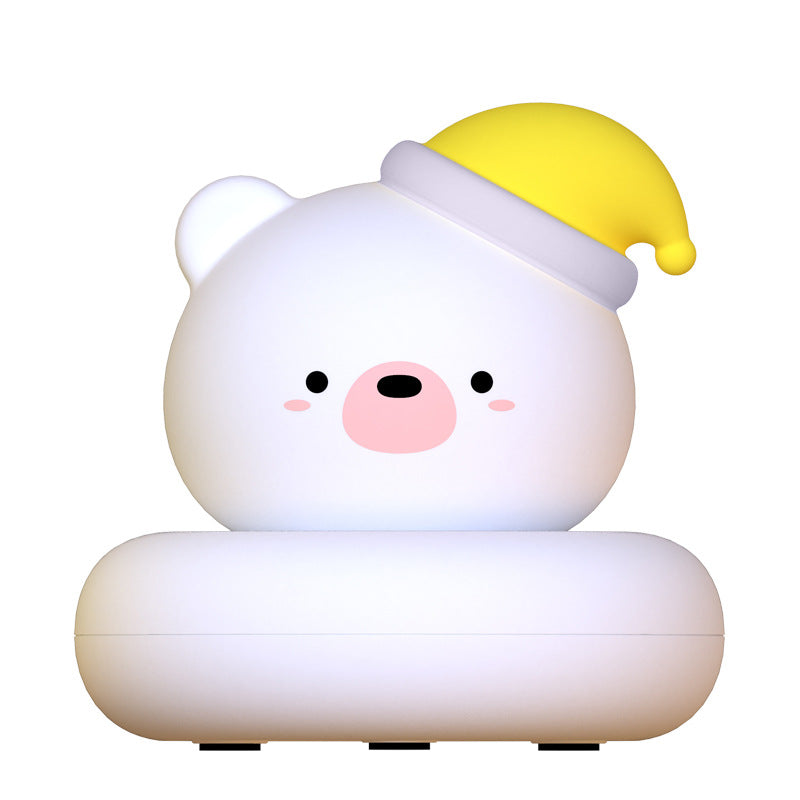 ⭐ Lámpara LED de Mesita con Sensor Táctil “Cute Pets” | Luz Nocturna Inteligente, 3W, Batería, Diseño Moderno | Conejito, Gatito, Patito o Osito