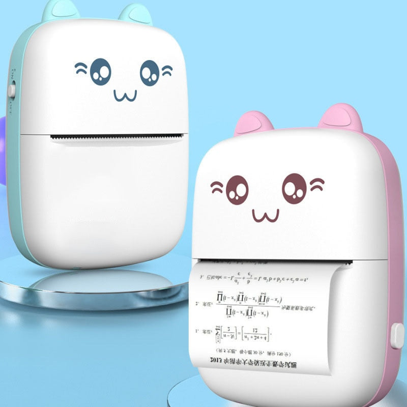 ⭐ Mini Impresora Portátil A6 | Bluetooth & WiFi, 200 dpi, Sin Tinta | Fotos, Notas, Etiquetas y Apuntes | Ideal para Estudiantes